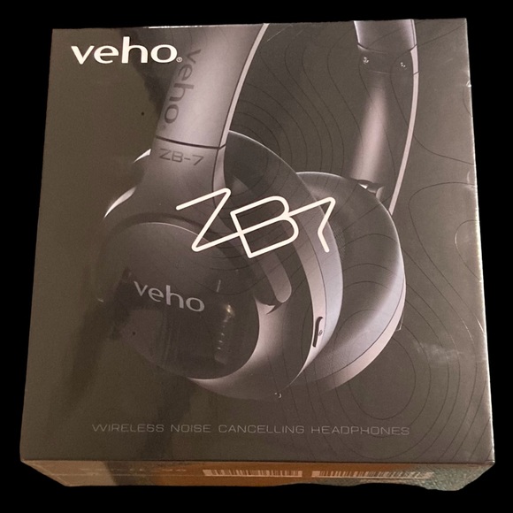 New Sealed in Box Veho ZB7 Noise Cancelling Wireless Headphones - Picture 2 of 5